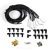 8mm Universal MagX2  Spark Plug Wires w/White Ceramic Boot - image 1
