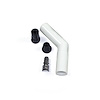 White Ceramic Spark Plug Boot - 45 Degree - Fits 8 mm Wire - image 1