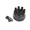 Flame Thrower Black Distributor Cap and Rotor Kit  for 8-Cylinder Ford Cast Distributor - image 1