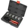 Quick Change Crimp Tool Kit Includes: 5 Chrome Moly Zinc-plated Dies - image 1