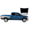 Hood and Side Billboard Stripe for 2003-2012 Dodge Ram 1500 - image 1