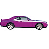 Upper "T/A" Style Striping Decal Kit for 2008-2010 Challenger - image 1