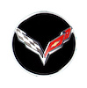 Wheel Center Cap Applique for 2014-2017 Corvette - image 1