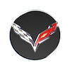 Wheel Center Cap Applique for 2014-2017 Corvette - image 1