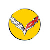 Wheel Center Cap Applique for 2014-2017 Corvette - image 1