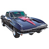 Big Block Stinger Hood Stencil Kit for 1967 Corvette - image 1