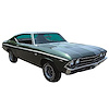 SS Stripe Kit for 1969 Chevelle SS - image 1
