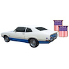 "USA" Body Shield Decal for 1972 Ford Maverick Sprint - image 1