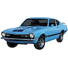Hood Decal for 1972 Ford Maverick Grabber - image 1