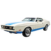 Sprint Hood Stripe Kit Only for 1972 Mustang Sprint - image 1