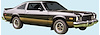 Full R/T Stripe Kit for 1979 Dodge Aspen - image 1