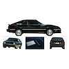 GLHS Decal and Stripe Kit for 1987 Dodge GLHS Shelby Charger - image 1