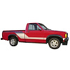 Shelby Stripe and Decal Kit for 1989 Dodge Dakota - image 1