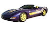 Indy 500 Pace Car Stripe Kit for 1998 Corvette - image 1