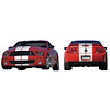 Shelby GT500 Style Lemans Stripe Kit for 2007-2009 Mustang - image 1
