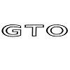 GTO Fender Decal for 1968-1973 Pontiac GTO