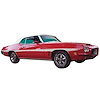 D98 Sword Stripe Kit for 1971-1972 Pontiac LeMans - image 1