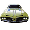 Hood Stripes for 1970-1972 Oldsmoblie 442 - image 1