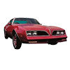 Premolded Lower Body Stripe Kit for 1978 Firebird Esprit Redbird - image 1