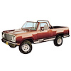 Macho Trail Duster Stripe Kit for 1977-1978 Plymouth Macho Trail Duster 4x4 - image 1