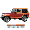 Laredo Decal and Stripe Kit for 1980-1984 Jeep Laredo - image 1