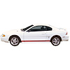 Gt Style Lower Side Stripe Kit for 1987-2004 Mustang - image 1