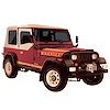 Wrangler Decal and Stripe Kit for 1987-1988 Jeep Wrangler - image 1