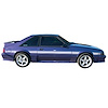 SAAC-Style Mid Body Stripe Kit for 1987-1993 Mustang - image 1