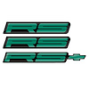 "RS" Domed Decals for 1991-1992 Camaro - image 1