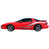 Side Feather Decal Kit for 1993-2002 Pontiac Firebird Trans Am - image 1