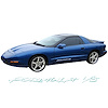 Formula V8 Decal Kit for 1993-1994 Pontiac Firebird Formula - image 1