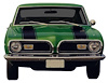 Hood and Header Stripe Kit for 1969 Plymouth Barracuda - image 1