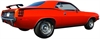 Hockeystick "340" Stripe Kit for 1970 Plymouth Barracuda - image 1