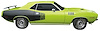Rear Billboard Decals for 1971 Plymouth 'Cuda - image 1