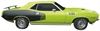 Rear Billboard Decals for 1971 Plymouth 'Cuda - image 1