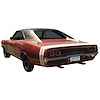 Bumble Bee Stripe Decal Kit for 1968 Dodge Charger - image 1