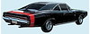 Bumble Bee Stripe Kit for 1970 Dodge Charger - image 1