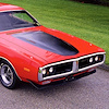 Hood Blackout Stencil for 1972 Dodge Charger Rallye - image 1