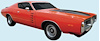 Door Depression Inserts and Back Deck Stripe Kit for 1972 Dodge Charger Rallye - image 1