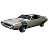 Hood to Fender "Tank Tracks" Decal Kit for 1972 Plymouth Road Runner - image 1