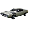 Hood to Fender "Tank Tracks" Decal Kit for 1972 Plymouth Road Runner GTX - image 1