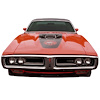 Super Bee Hood Blackout Decal for 1971 Dodge Super Bee - image 1