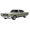 GTX Lower Body Side Stripe for 1969 Plymouth GTX - image 1