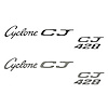 "CJ 428" and "Cyclone CJ" Decal Set for 1969 Mercury Cyclone - image 1