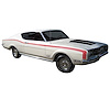 Upper Body Stripe Kit for 1969 Mercury Cyclone - image 1