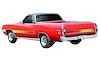 Tailgate Stripe for 1970 Ranchero GT - image 1