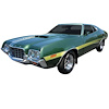 Stripe Kit for 1972 Gran Torino Sport - image 1