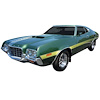 Laser Stripe Kit for 1972 Ford Gran Torino GT - image 1
