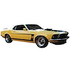 Boss 302 Stripe Decal Kit for 1969 Mustang Boss 302 - image 1