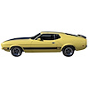 Mach 1 Side and Rear Deck Stripe Kit for 1973 Mustang Mach 1 - image 1